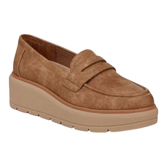 Dr. Scholl’s Nice Day Max Platform Loafers Woman 9.5 Tan - Picture 1 of 5